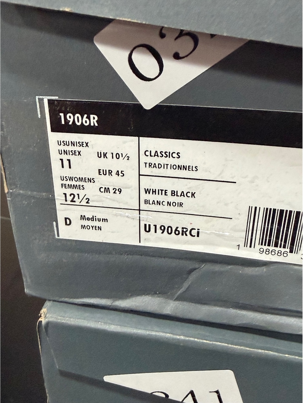 Size 11 - New Balance 1906R “White Black” - Picture 6 of 6